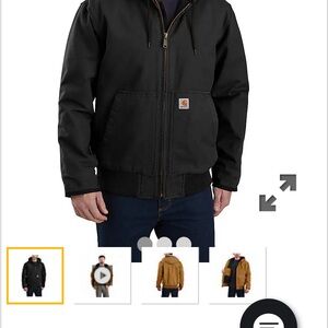 Carhartt Black Bomber Jacket